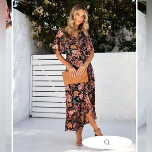 VICI Floral Maci Wrap Dress